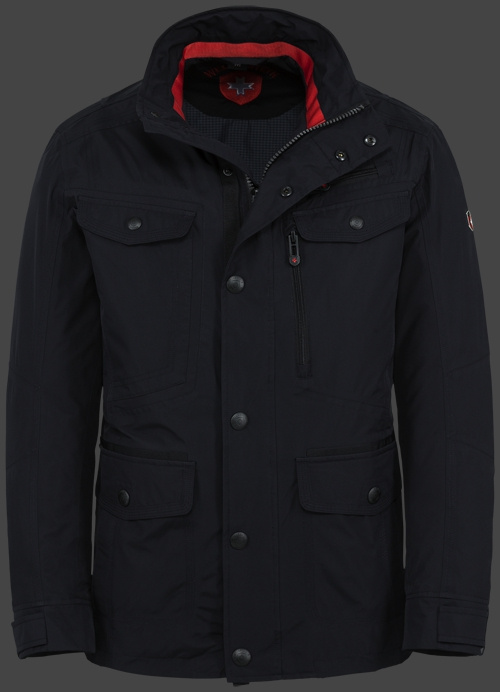 Jacket-Coast Chester Herren Winter,DaLiMemoAirTec,Dunkelblau jacken sale