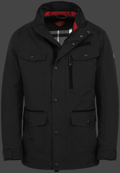 Jacket-Coast Chester Herren Winter,DaLiMemoAirTec,Schwarz jacken outlet