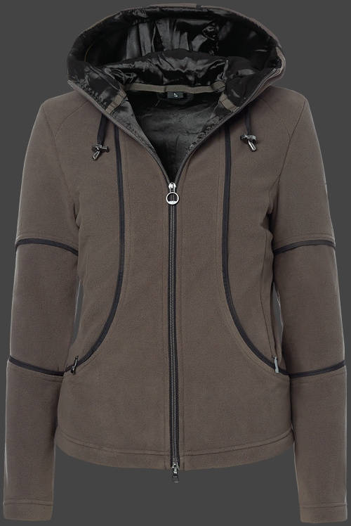 Jacket-Coast Chimonix Damen Winter,MicroFleece,Mud/Schwarz jacken online