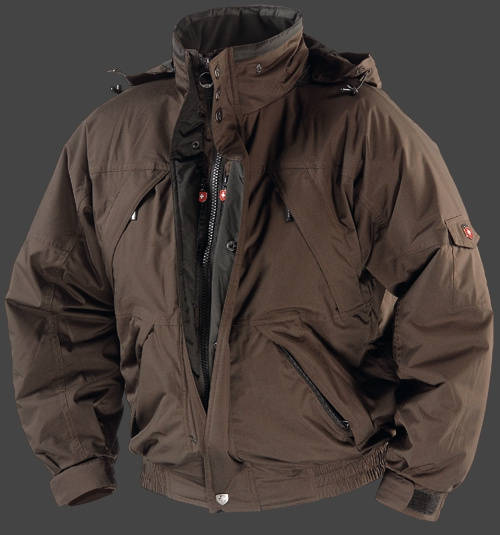 Jacket-Coast Cliffjacke Herren Winter,PolyHiTec,Schoko jacken sale