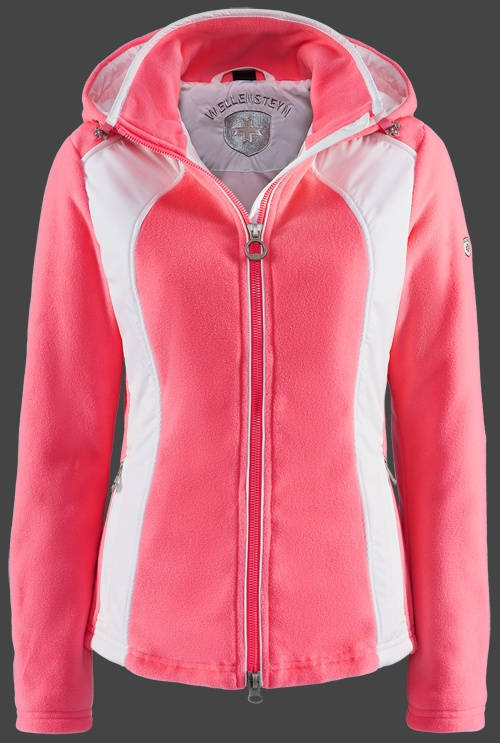 Jacket-Coast Dolce Vita Damen Winter,MicroFleece,Neontangerine/Cocos jacken sale