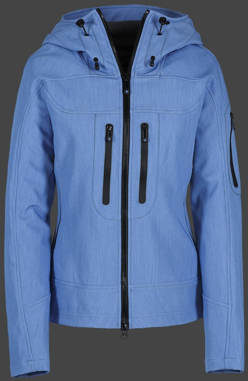 Jacket-Coast Dynamica Damen Winter,DynashellAquaLight,Nauticbluemelange jacken sale