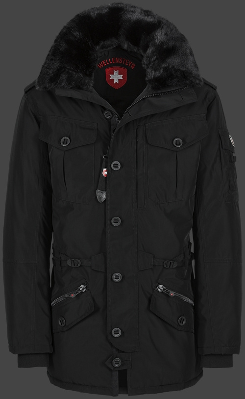 Jacket-Coast Elements Herren Winter,HaHeMeAirTec,Schwarz jacken sale