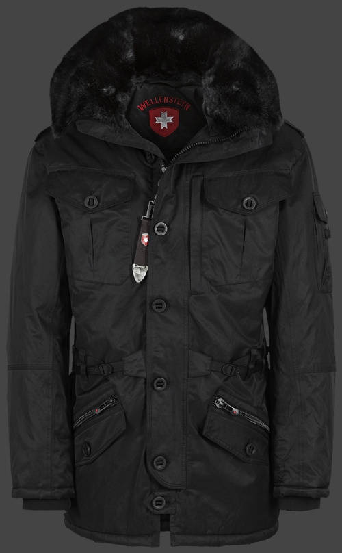 Jacket-Coast Elements Herren Winter,MeSiDu,Schwarz jacken outlet