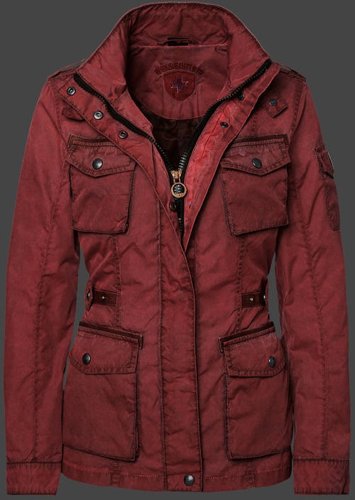 Jacket-Coast Escorial Damen Sommer,SprayTec,Darkred jacken online