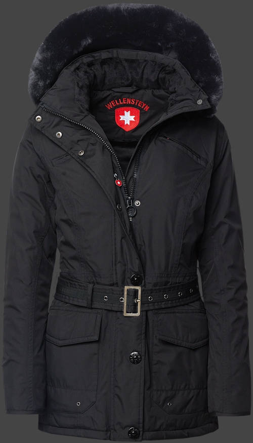 Jacket-Coast Eternity Damen Winter,PolyAirLite,Schwarz jacken outlet