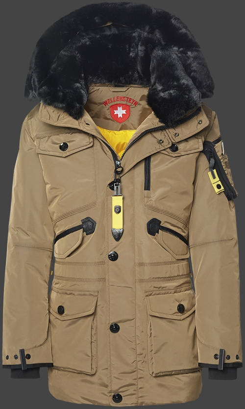 Jacket-Coast Falcon Herren Winter,GolDoxAirTec,Khaki jacken outlet