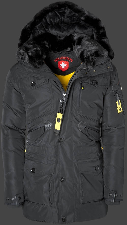 Jacket-Coast Falkland Herren Winter,HaHeMeAirTec,Schwarz jacken online