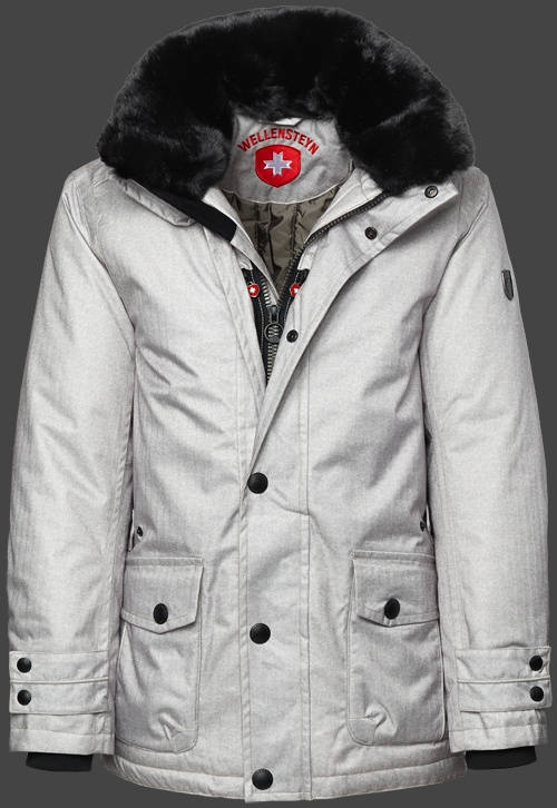 Jacket-Coast Feuerland Herren Winter,FlannelAirTec,Flanellgrey jacken outlet