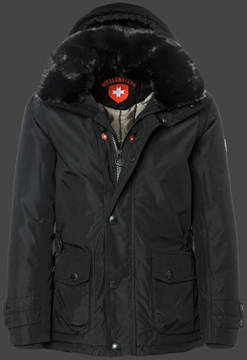 Jacket-Coast Feuerland Herren Winter,HaHeMeAirTec,Schwarz jacken online