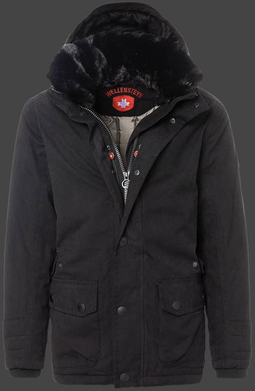 Jacket-Coast Feuerland Herren Winter,HDDAirTec,Schwarz jacken outlet