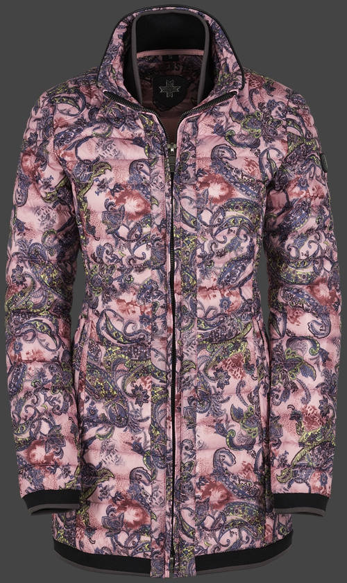 Jacket-Coast Helium Medium Damen Winter,FloRaHiTec,Antique Pink Paisley jacken online