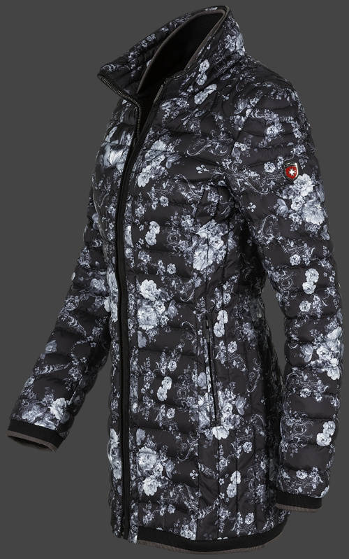 Jacket-Coast Helium Medium, FloRaHiTec, Jacket-Coast jacke Blacknight Flowers