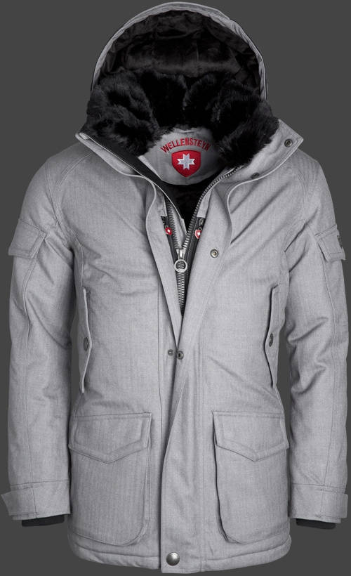 Jacket-Coast Kodiaks Herren Winter,WoCasAirTec,Flanellgrey jacken outlet