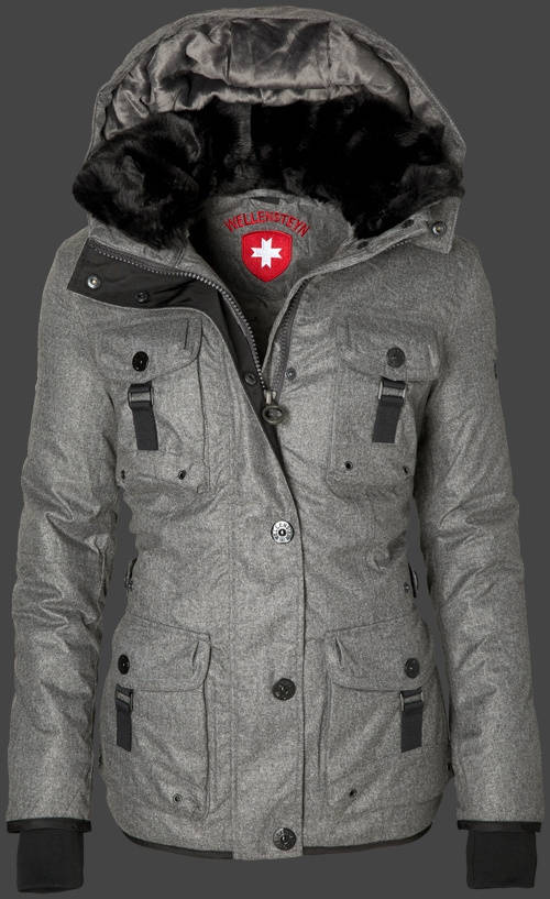 Jacket-Coast Leuchtfeuer Lady Damen Winter,FlannelAirTec,Flanellgrey jacken sale