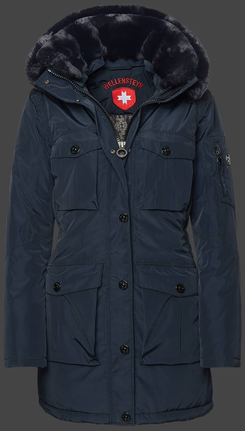 Jacket-Coast Lola Damen Winter,TiSaAirTec,Midnightblue jacken outlet