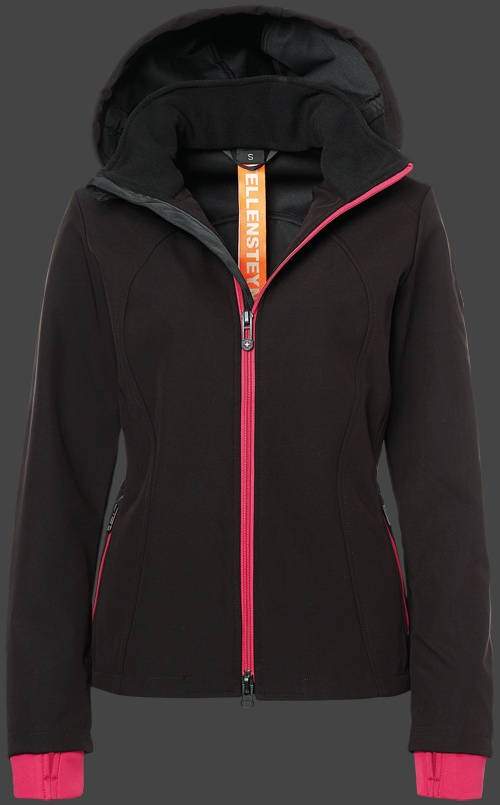 Jacket-Coast Luminata Damen Winter,DynashellAquaLight,Black/Pink jacken outlet