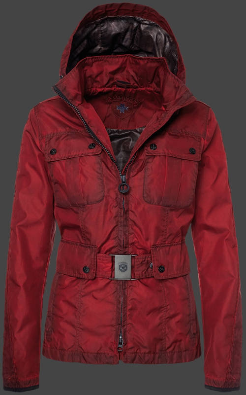 Jacket-Coast Lunette Damen Sommer,SprayTec,Darkred jacken online