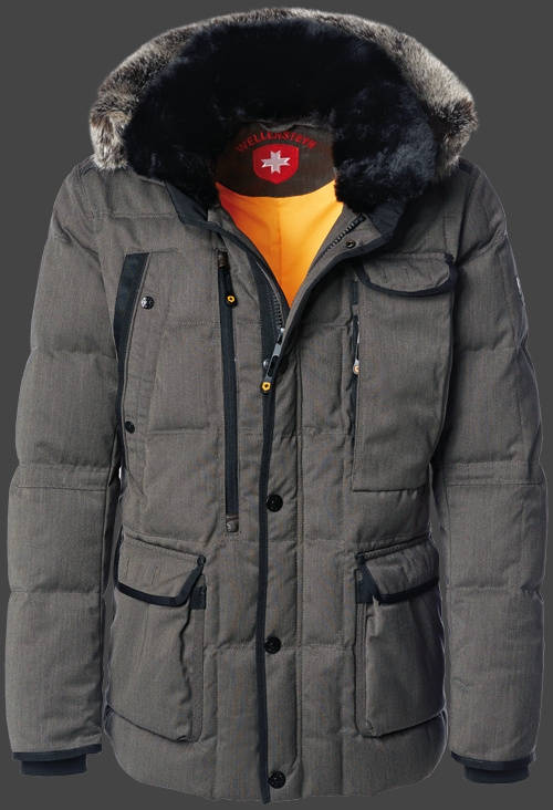 Jacket-Coast Marvellous Herren Winter,BosAirTec,Saltpepper jacken outlet