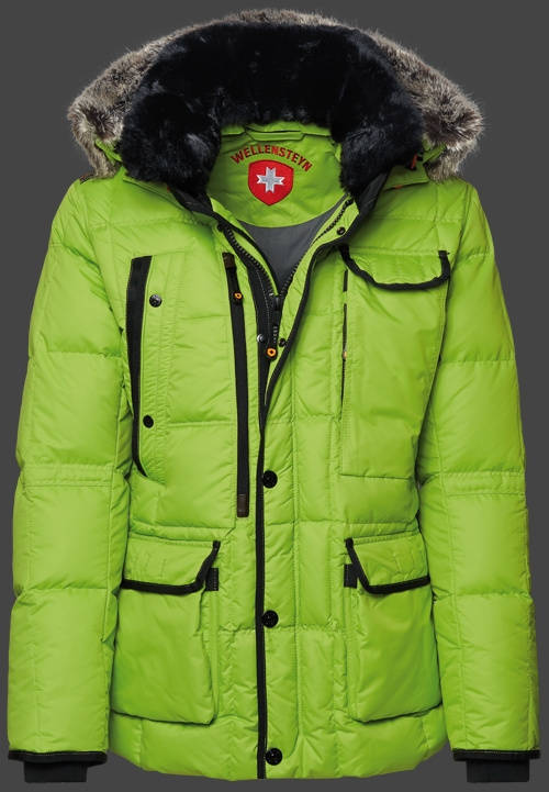 Jacket-Coast Marvellous Herren Winter,MavGreAirTec,Lemongras jacken outlet