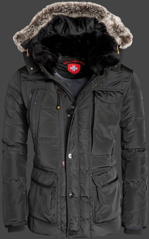 Jacket-Coast Marvellous Herren Winter,PrincessAirTec,Schwarz jacken online