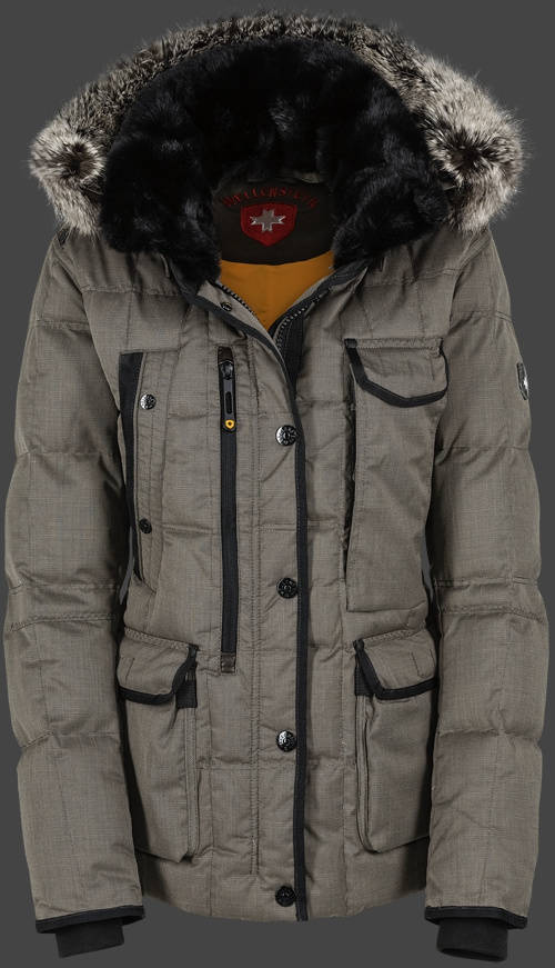 Jacket-Coast Marvellous Lady Damen Winter,SeBasLiAirTec,Saltpepper jacken outlet