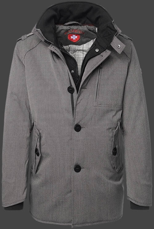 Jacket-Coast Mercury Herren Winter,BosAirTec,Saltpepper jacken online