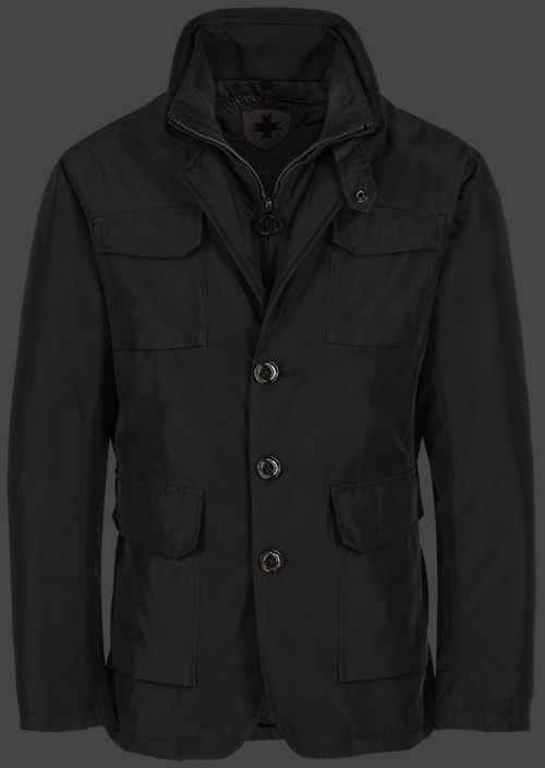 Jacket-Coast Milaneo Herren Winter,HaHeMeAirTec,Schwarz jacken outlet