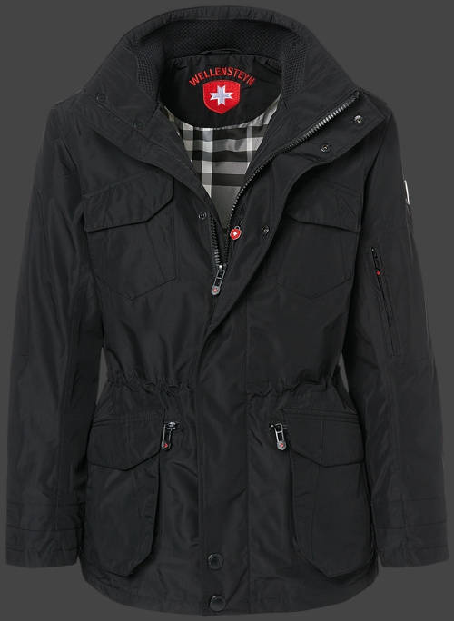 Jacket-Coast Mondrian Herren Winter,HaHeMeAirTec,Schwarz jacken online