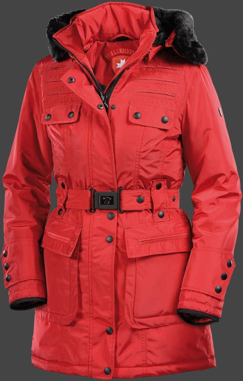 Jacket-Coast Mystery Damen Winter,TiSaAirTec,Darkred jacken outlet