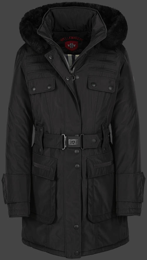 Jacket-Coast Mystery Damen Winter,TiSaAirTec,Schwarz jacken online