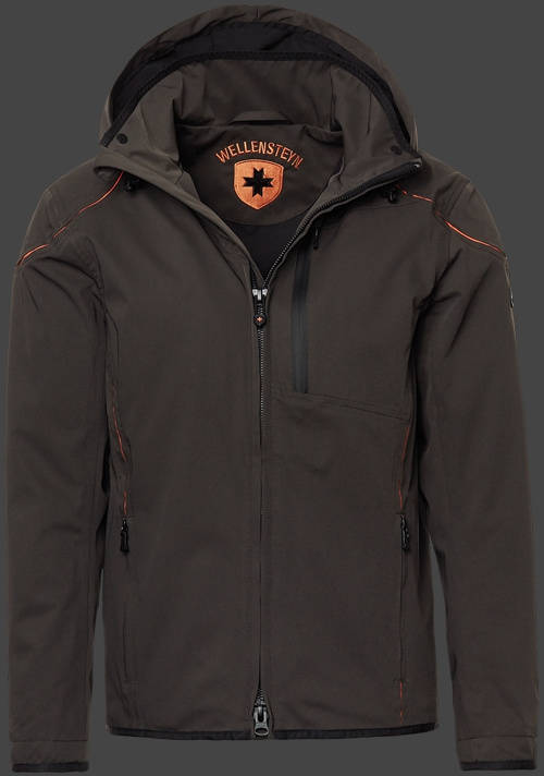 Jacket-Coast Nitrospeed Herren Winter,ElaDuAirTec,Ebony/Orange jacken outlet