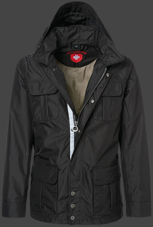 Jacket-Coast Police Herren Winter,Poly3AirTec,Schwarz jacken sale