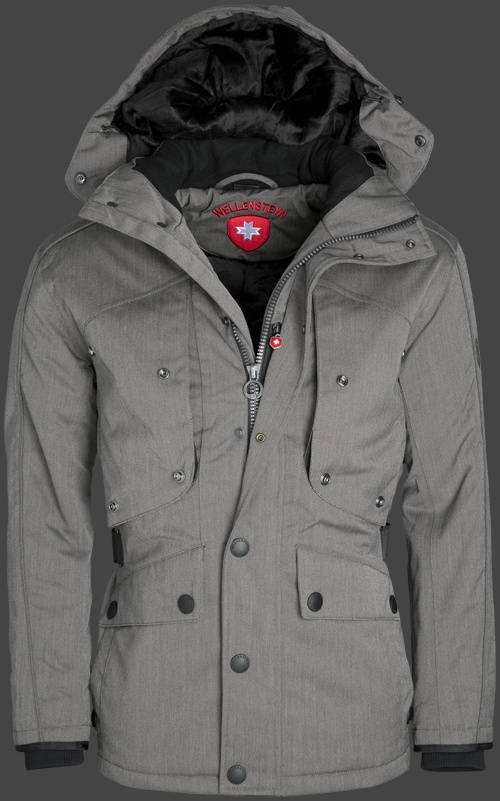 Jacket-Coast Rebellion Herren Winter,BosAirTec,Saltpepper jacken outlet