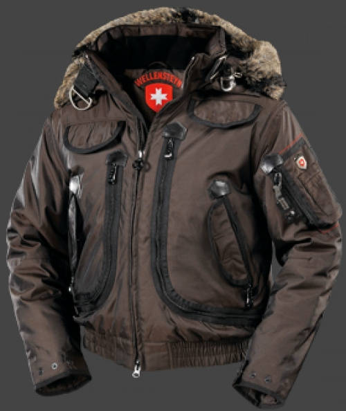 Jacket-Coast Rescue Jacket Herren Winter,RainbowAirTec,Coffee/Schwarz jacken outlet