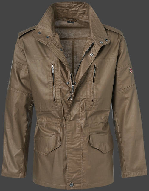 Jacket-Coast Safari Herren Winter,PaperCottonAirTec,Khaki jacken sale