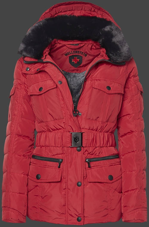 Jacket-Coast Scarlet Damen Winter,SnoSeDuTec,Rot jacken sale