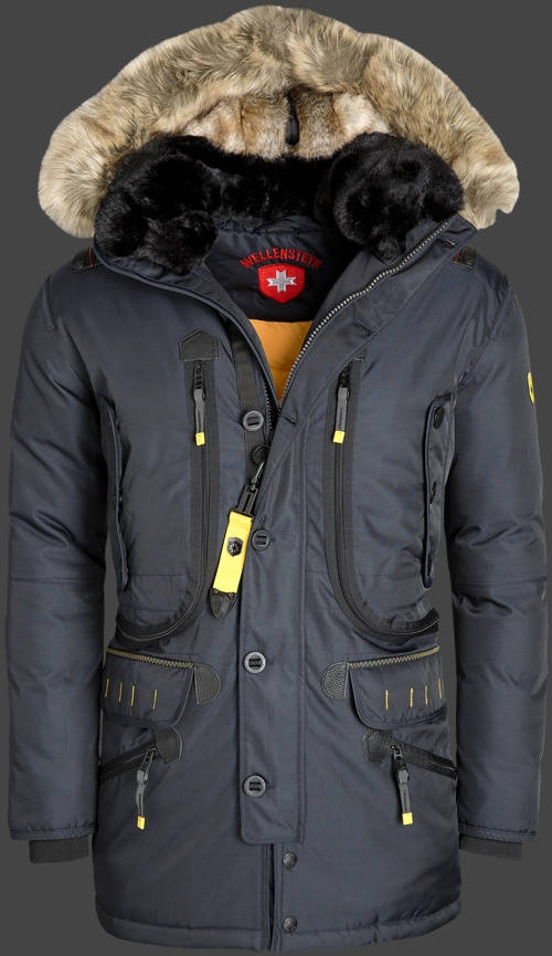 Jacket-Coast Seacliff Herren Winter,RainbowAirTec,Midnightblue jacken online