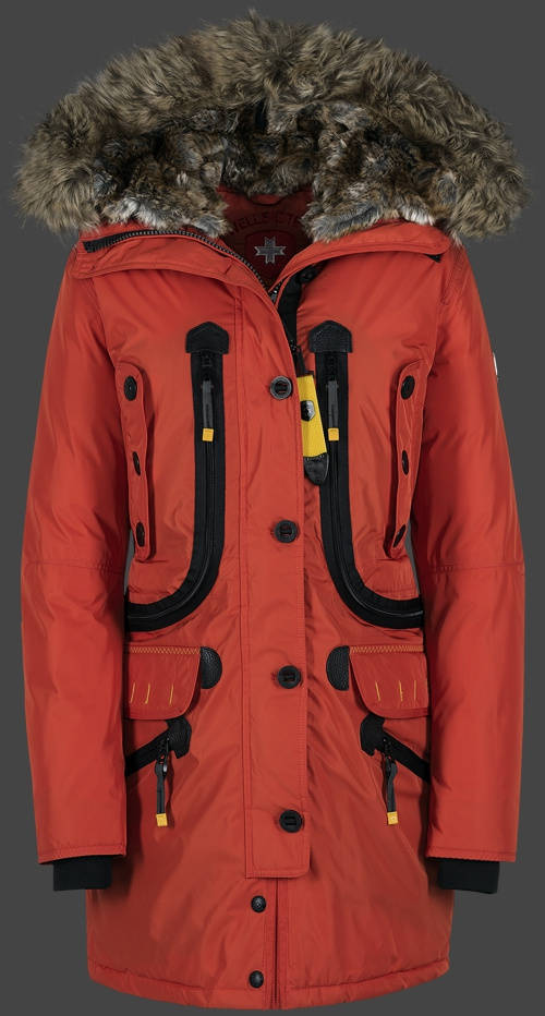 Jacket-Coast Seewolf Lady Damen Winter,AmTerAirTec,Terracotta jacken outlet