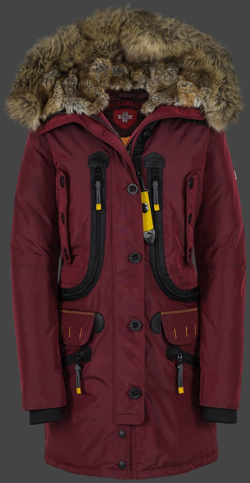 Jacket-Coast Seewolf Lady Damen Winter,GolDoxAirTec,Darkred jacken outlet