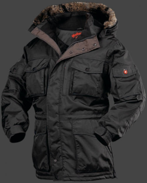 Jacket-Coast Siberia Herren Winter,RainbowAirTec,Schwarz jacken outlet