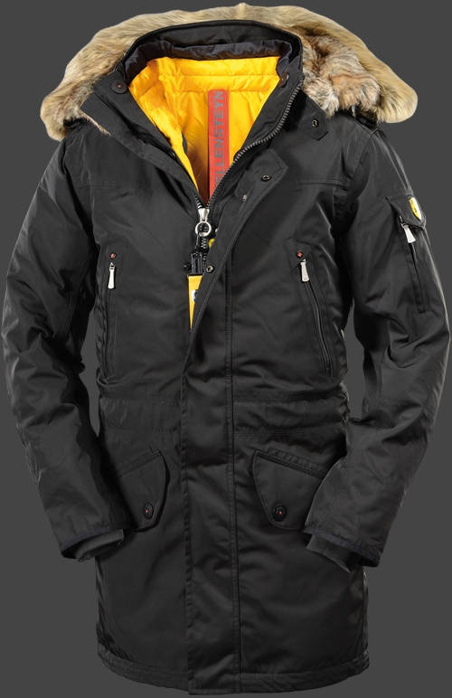 Jacket-Coast Snowdome Herren Winter,BlackAirTec,Schwarz jacken outlet