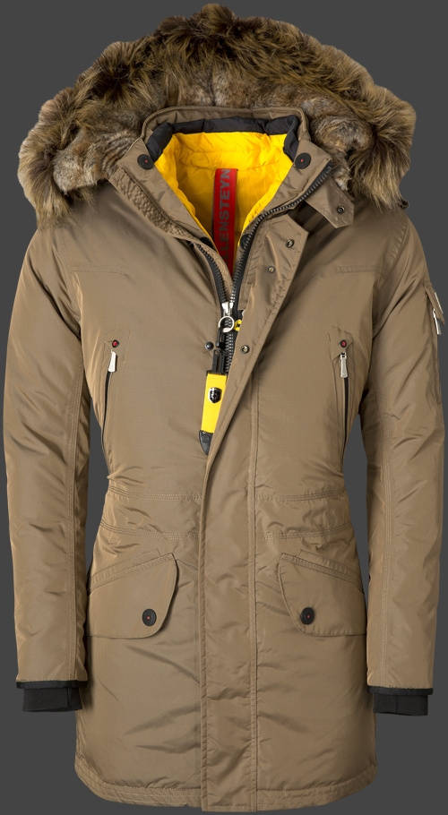 Jacket-Coast Snowdome Herren Winter,GolDoxAirTec,Khaki jacken online