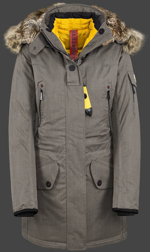 Jacket-Coast Snowdome Lady Damen Winter,SeBasLiAirTec,Saltpepper jacken outlet