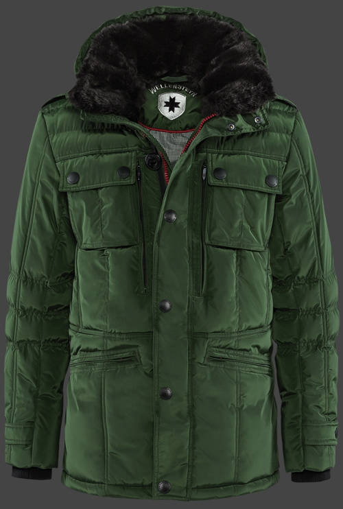 Jacket-Coast Snowdrift Herren Winter,TiSaAirTec,Nightgreen jacken online