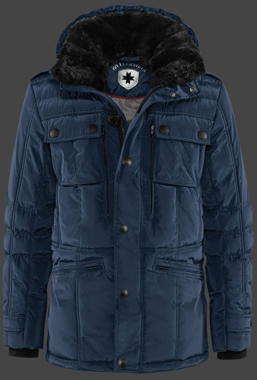 Jacket-Coast Snowdrift Herren Winter,TiSaAirTec,Shadowblue jacken outlet