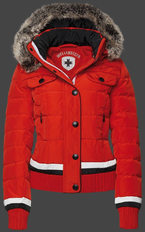 Jacket-Coast Snowflake Damen Winter,TiSaAirTec,Rot jacken outlet