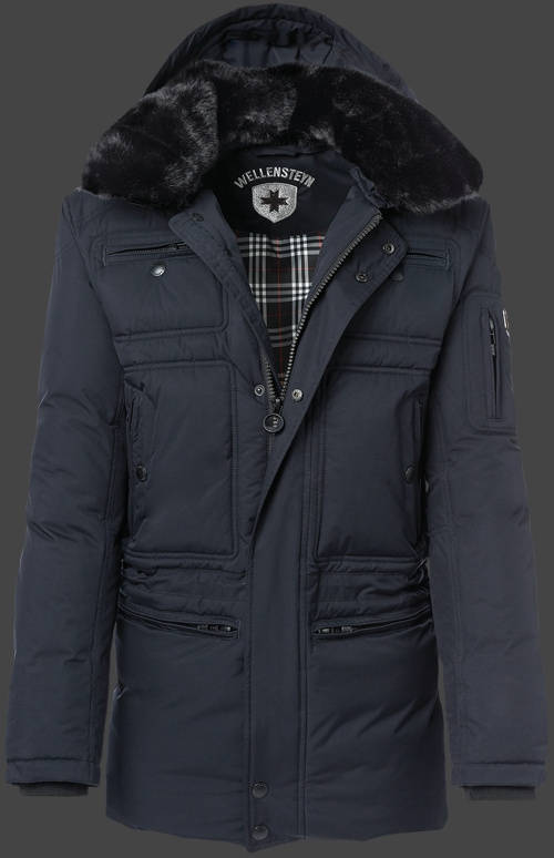 Jacket-Coast Snowstorm Herren Winter,PolyHiTec,Darknavy jacken sale