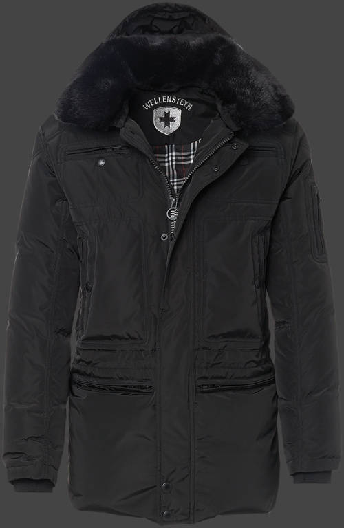 Jacket-Coast Snowstorm Herren Winter,SnoMeSeDuTec,Schwarz jacken outlet