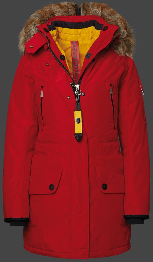 Jacket-Coast Snowtrail Lady Damen Winter,HaHeMeAirTec,Rot jacken online